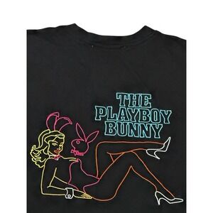 Playboy Bunny Playmate By Pacsun Embroidered T-Shirt 100% Cotton Size M